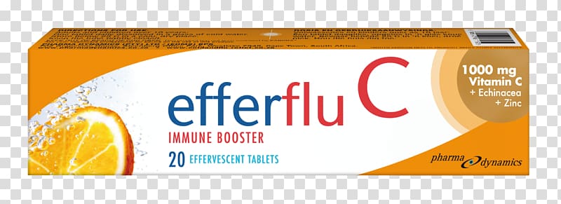 Dietary supplement Efferflu C Immune Booster Vitamin C Effervescent tablet, get your flu shot transparent background PNG clipart