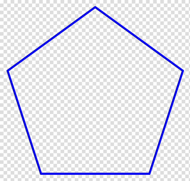 Equilateral pentagon Regular polygon Regular polytope, Goldene transparent background PNG clipart