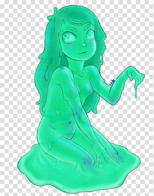 Slime Girl Drawing Woman, slime transparent background PNG clipart