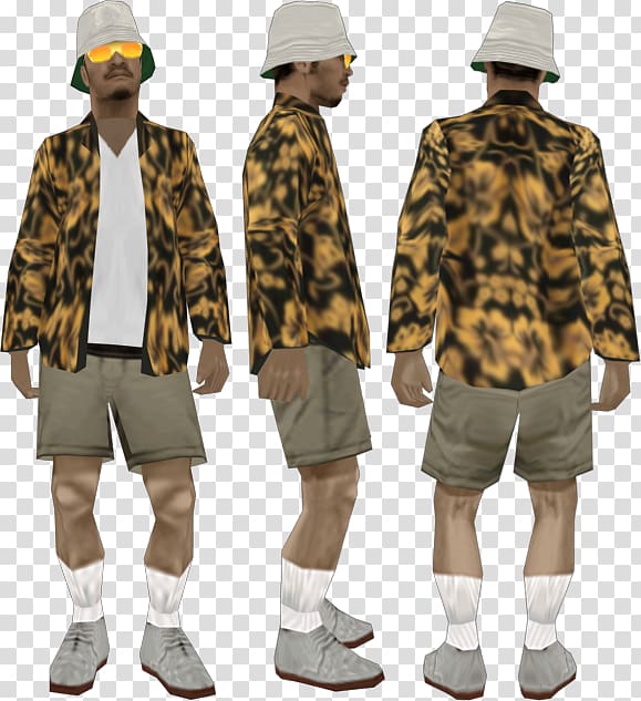 Grand Theft Auto: San Andreas San Andreas Multiplayer Mod Aye Mate! Sound Military camouflage, others transparent background PNG clipart