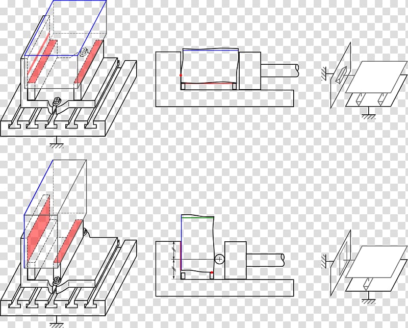 Mise en position et maintien d'une pièce Vise Milling Technical drawing Mécanique, planar transparent background PNG clipart