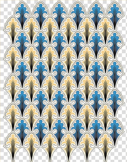 teal and yellow decor illustration, Symmetry Pattern, Taobao,Lynx,design,Men\'s,Women,Shading Korea,Pattern,pattern,background transparent background PNG clipart