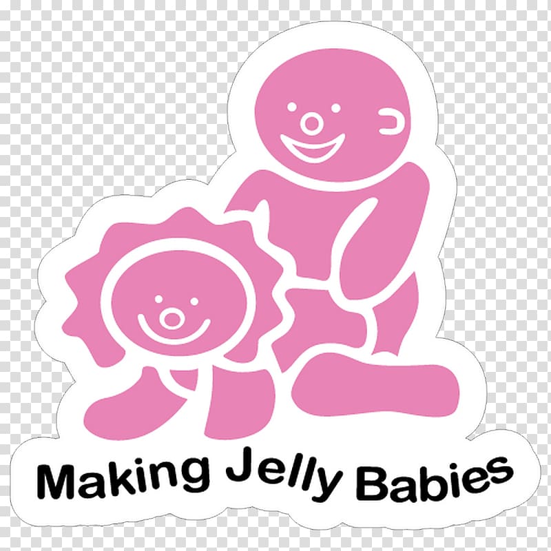 Slapstick Sticker Decal Text, Jelly Babies transparent background PNG clipart