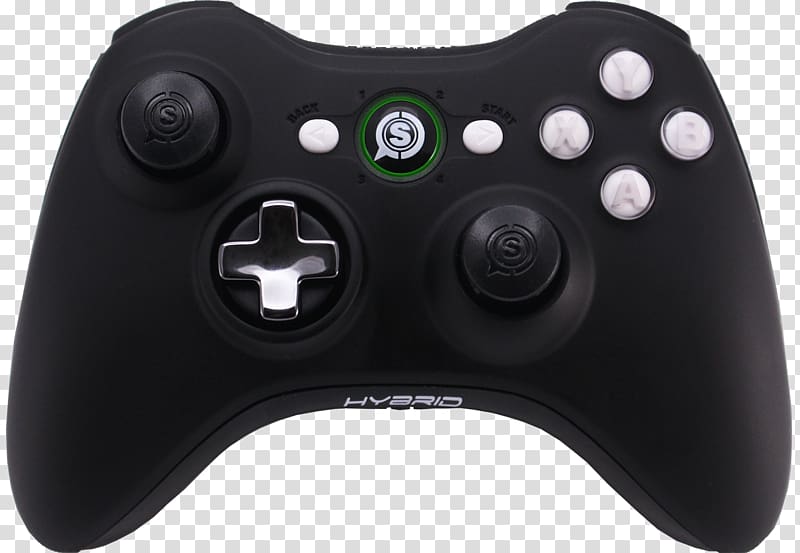 Xbox One controller Xbox 360 controller Black PlayStation 4, xbox transparent background PNG clipart