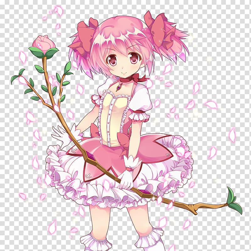 Madoka Kaname Homura Akemi Anime Magical girl Mangaka, Anime transparent background PNG clipart