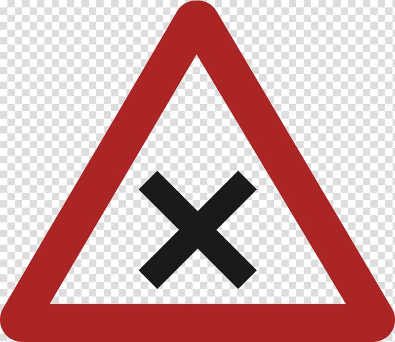 warning logo, Priority To the Right Road Sign transparent background PNG clipart