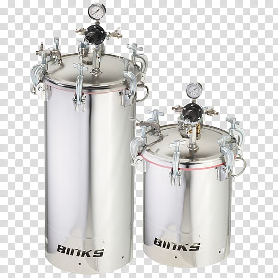 Pressure vessel Stainless steel Storage tank, small guns transparent background PNG clipart