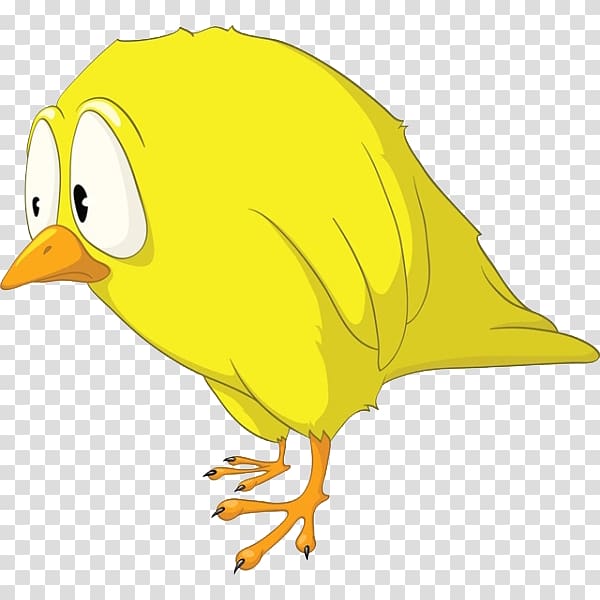 Tweety Bird Cartoon Character, Cute chick transparent background PNG clipart