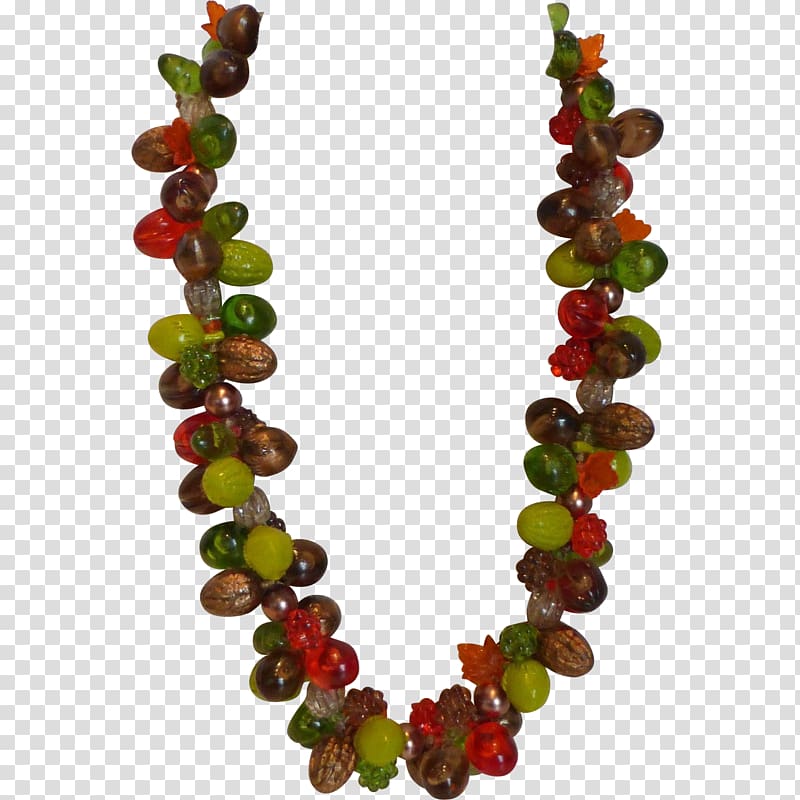 Necklace Bead West Germany Fruit plastic, necklace transparent background PNG clipart