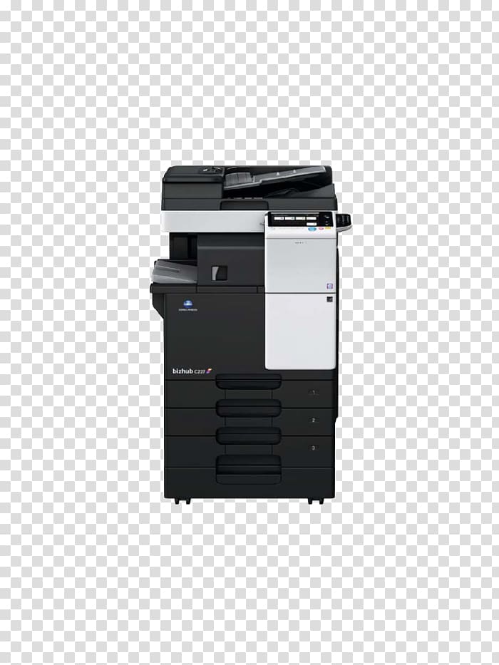 Multi-function printer copier Konica Minolta scanner, printer transparent background PNG clipart