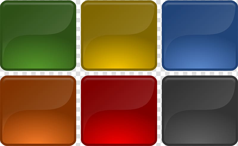 Button Red , Square Button transparent background PNG clipart