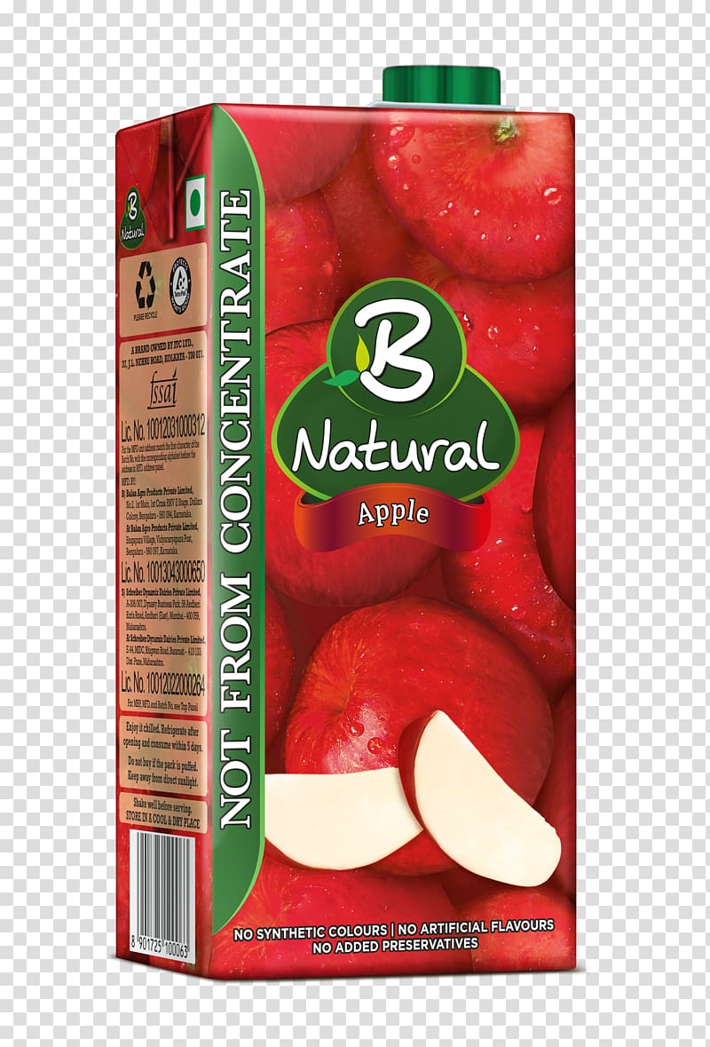 Apple juice Nectar Pomegranate juice, natural nutrition transparent background PNG clipart