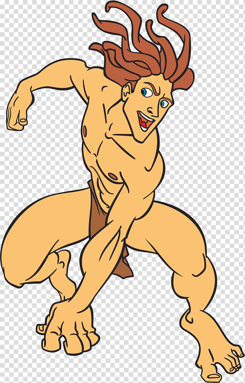 Tarzan Animation , muscle transparent background PNG clipart
