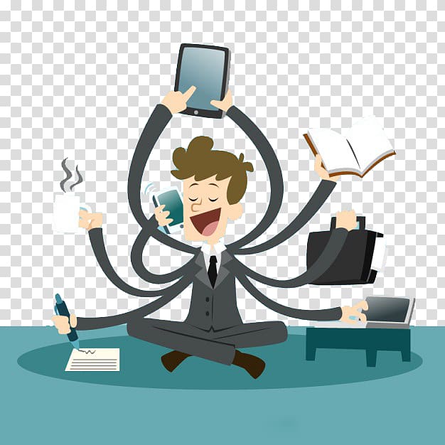 Crazy Busy: A (Mercifully) Short Book about a (Really) Big Problem Business Virtual assistant Startup company, Busy Work transparent background PNG clipart
