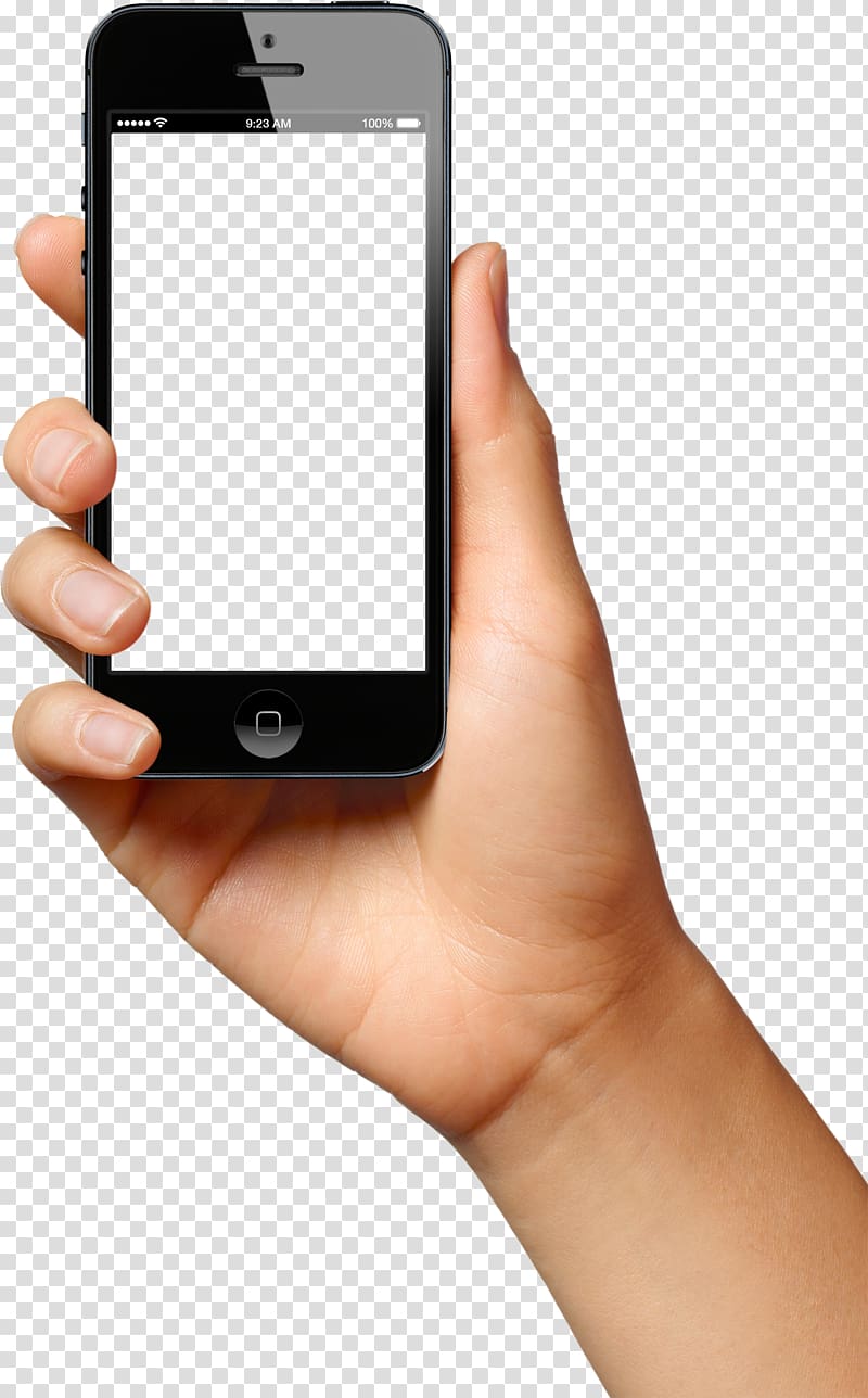 iphone 5 hand png