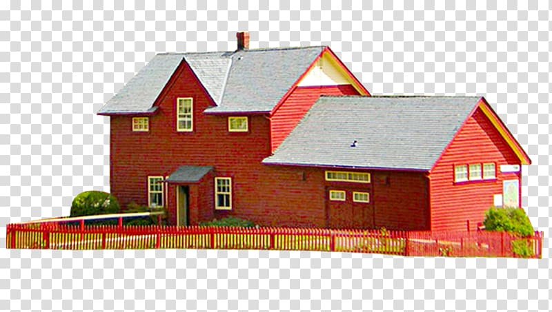 House Brick Villa, Red brick house transparent background PNG clipart
