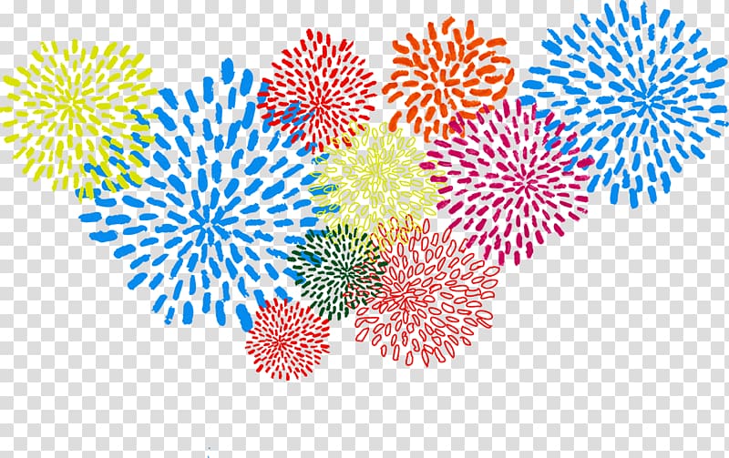 Abstraction Vecteur Watercolor painting, Fireworks transparent background PNG clipart
