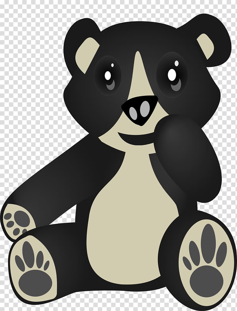 American black bear Sloth bear , gift cartoon teddy bear transparent background PNG clipart