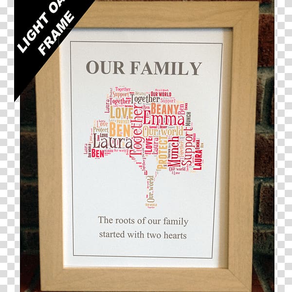 Frames Proclamation Font, family word transparent background PNG clipart