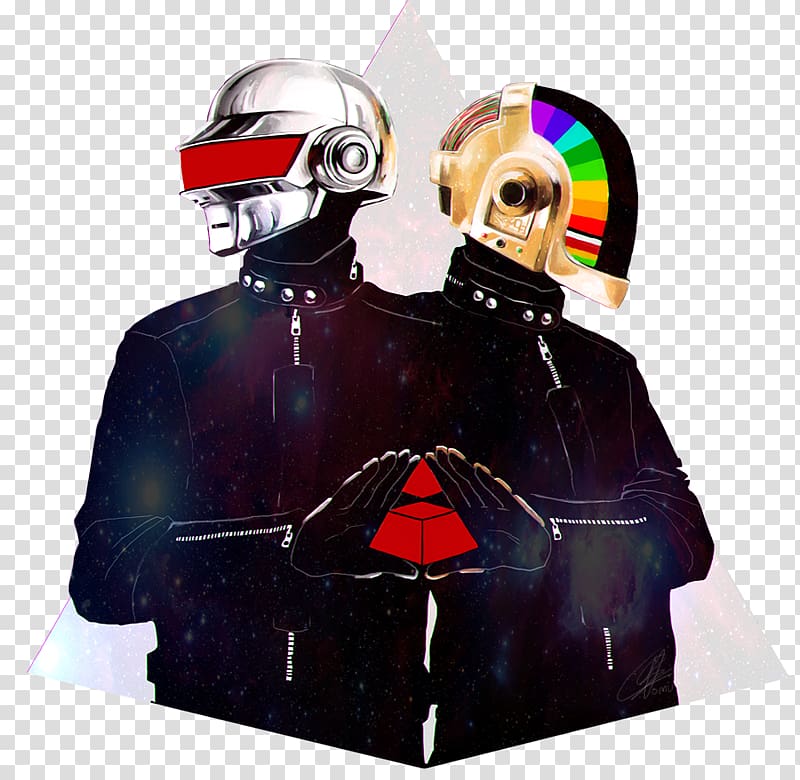 Daft Punk Fan art Drawing Techno, daft punk transparent background PNG clipart
