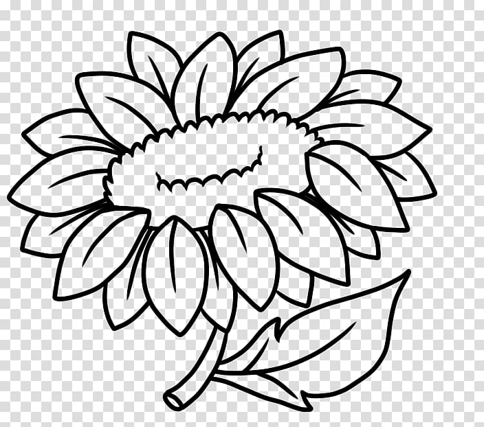 Floral design Line art Drawing Cut flowers, flower bones transparent background PNG clipart