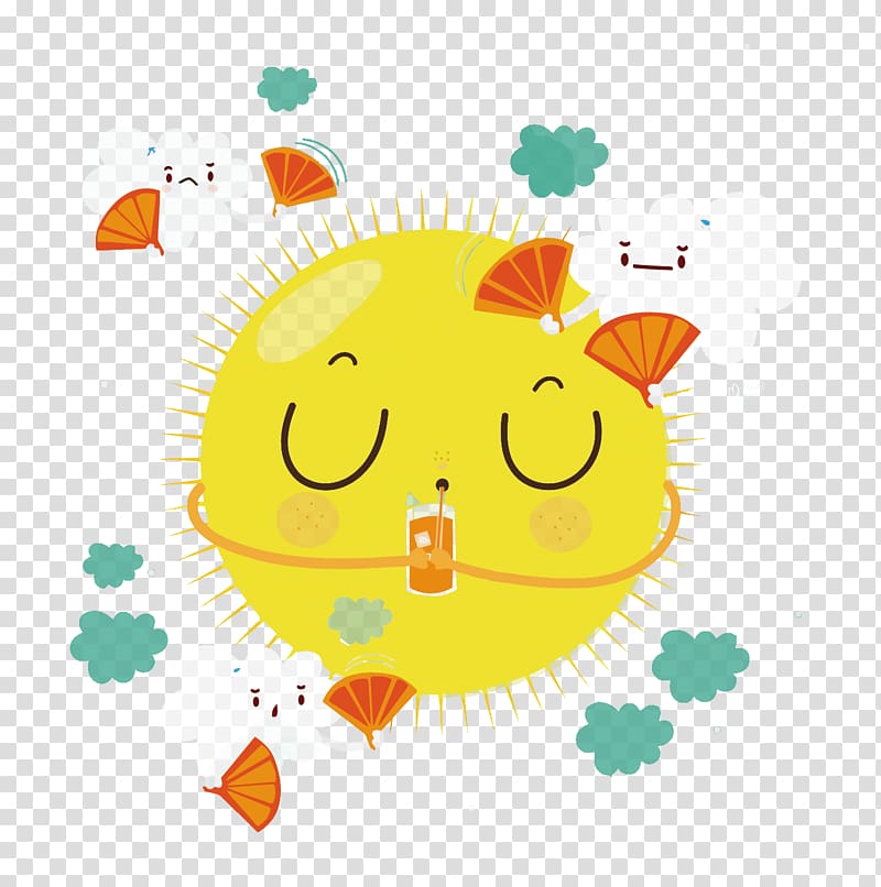 Cartoon , The waits for the sun transparent background PNG clipart