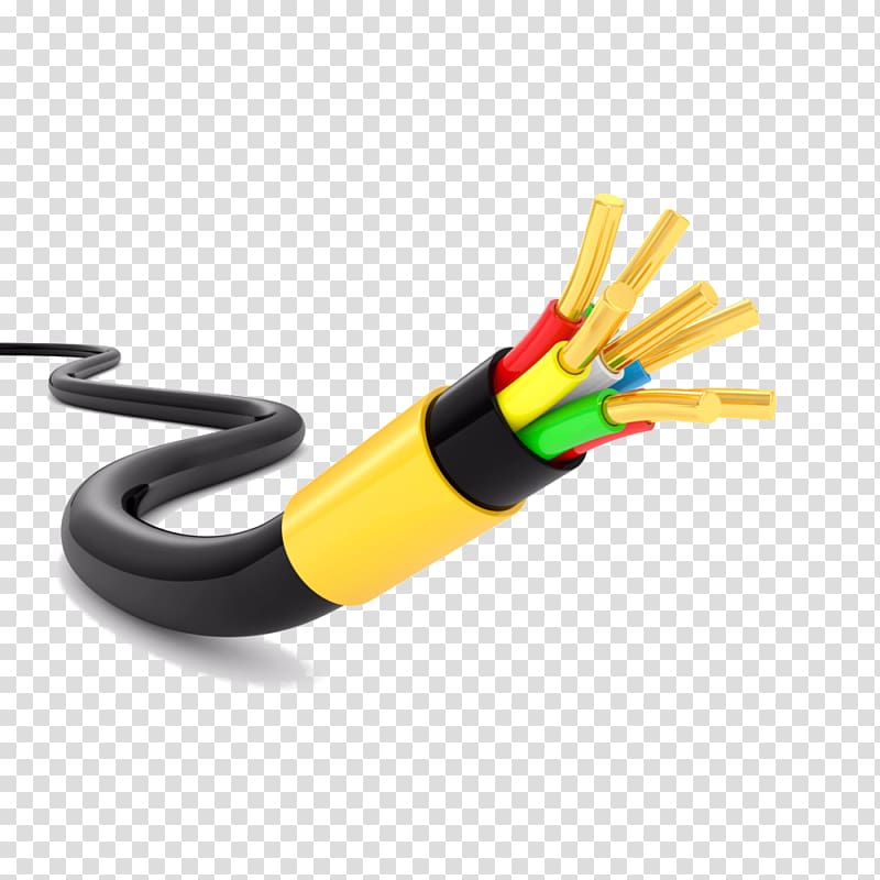 Electrical cable Electrical Wires & Cable Multicore cable Electrical conductor, cable transparent background PNG clipart