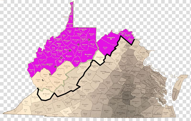 West Virginia Map Illustration, map transparent background PNG clipart