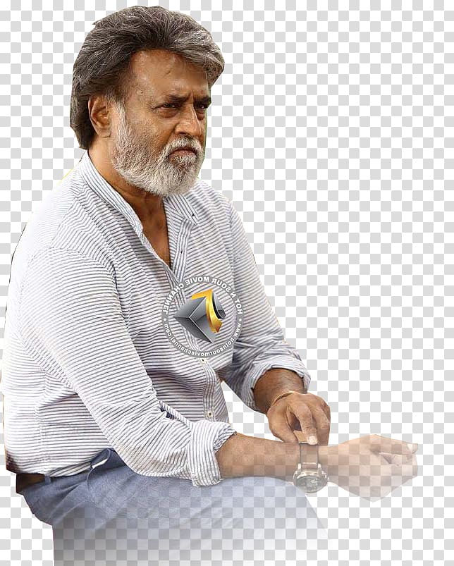 man holding his watch art, Rajinikanth Tamil cinema Actor Film Producer Film director, telugu transparent background PNG clipart