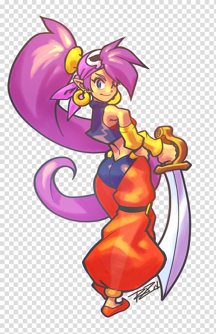 Shantae: Half-Genie Hero Shantae and the Pirate's Curse Video game Art WayForward Technologies, others transparent background PNG clipart