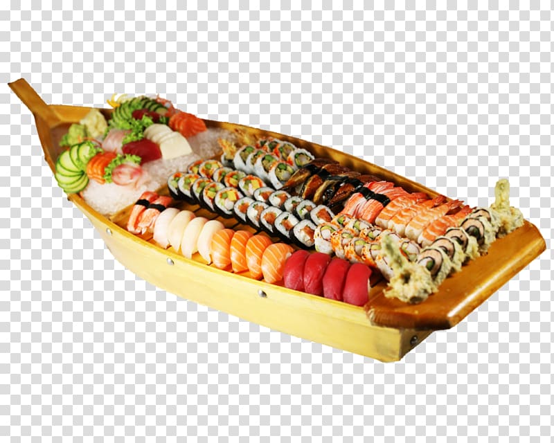 Sushi Japanese Cuisine Asian cuisine Pho Food, egg roll transparent background PNG clipart