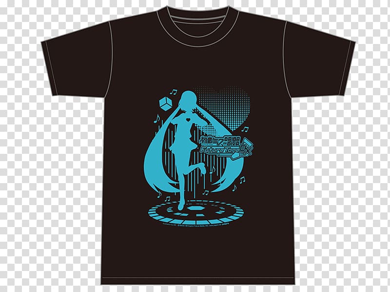 T-shirt Hatsune Miku: Project DIVA Arcade Future Tone Joypolis Punched pocket Sleeve, T-shirt transparent background PNG clipart
