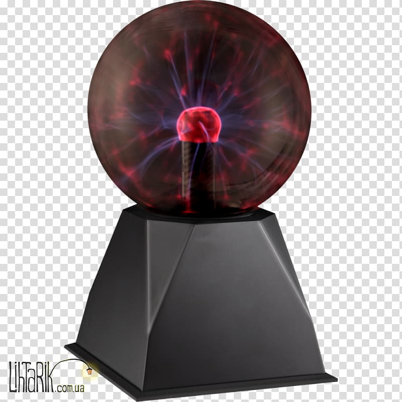 Plasma globe Light fixture LED lamp, Magnetic Levitation transparent background PNG clipart