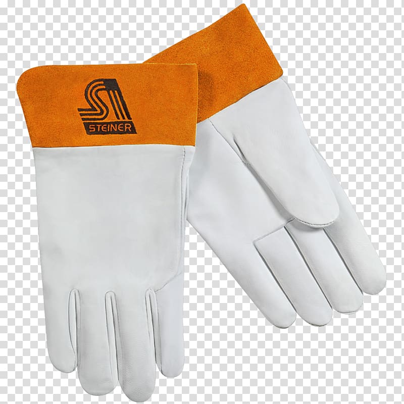 Gas tungsten arc welding Glove Leather Kevlar, gloves transparent background PNG clipart