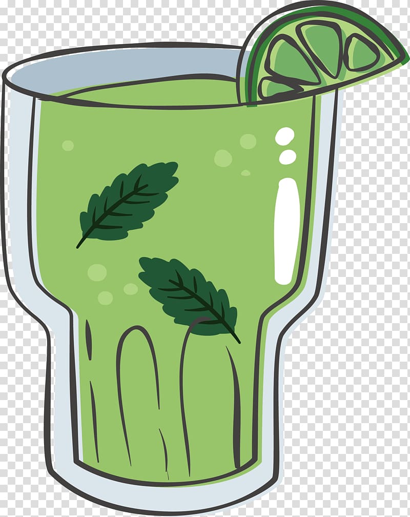 Juice Drink Mint, Summer refreshing mint drinks transparent background PNG clipart