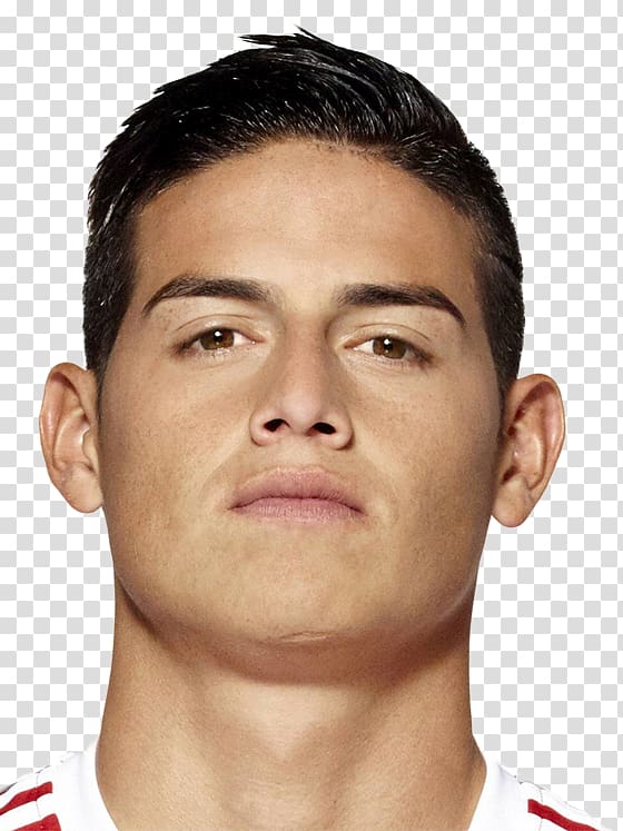 man's face, James Rodríguez FC Bayern Munich Colombia national football team Bundesliga, football transparent background PNG clipart