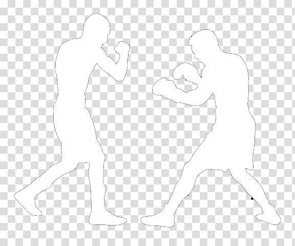 Finger Homo sapiens Line art Sketch, Silhouette Boxing transparent background PNG clipart