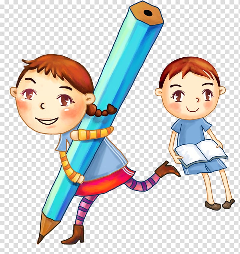 blue pen illustration, Drawing Animation Cartoon, Cartoon kids transparent background PNG clipart