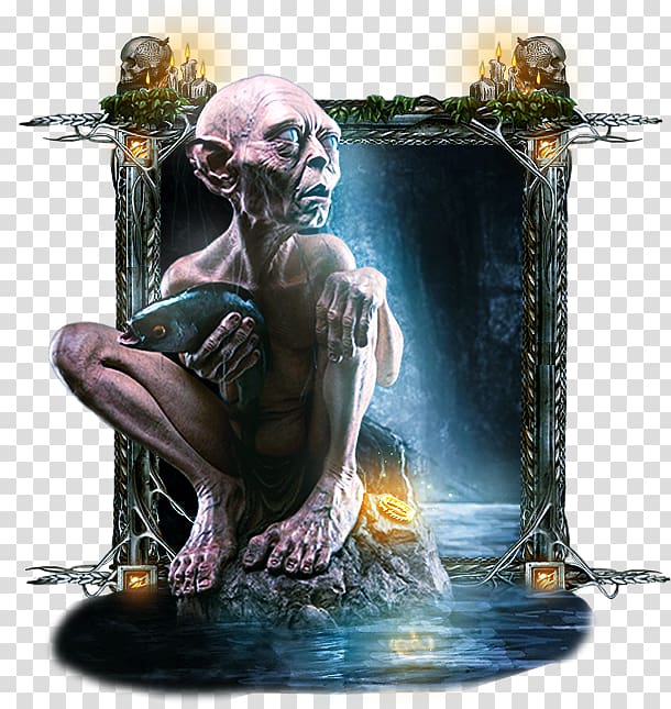 Gollum Sculpture Figurine Mythology The Lord of the Rings, gollum transparent background PNG clipart