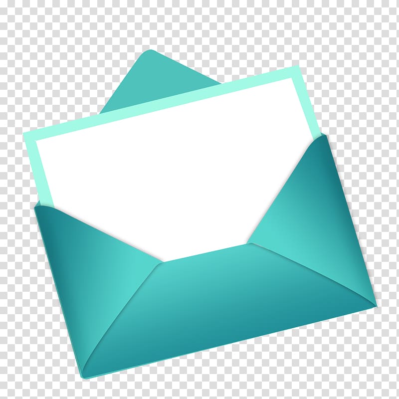 Paper Blue Letter Envelope, Sky blue envelope transparent background PNG clipart