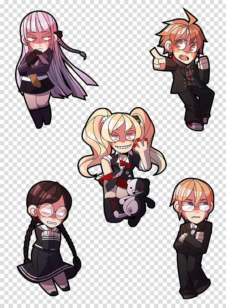 Danganronpa 2: Goodbye Despair Danganronpa V3: Killing Harmony Danganronpa Another Episode: Ultra Despair Girls Sticker Chibi, danganronpa v3 transparent background PNG clipart