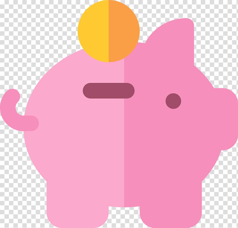 Piggy bank Finance Saving Money, pig transparent background PNG clipart