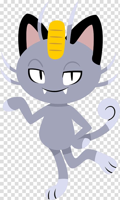 Whiskers Pokémon Sun and Moon Cat Meowth Alola, Cat transparent background PNG clipart