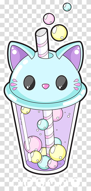 Kawaii Cat transparent background PNG cliparts free download