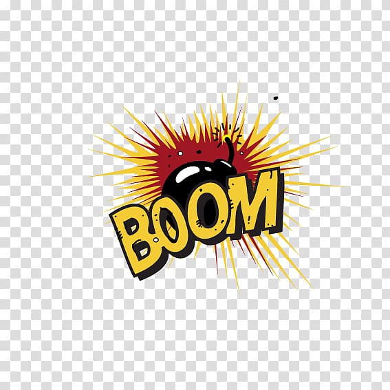 Explosion BOOM transparent background PNG clipart