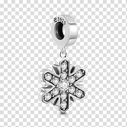 Earring Pandora Charms & Pendants Silver Bracelet, silver transparent background PNG clipart