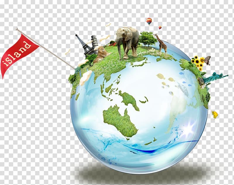 aceadviceTRAVEL Business Internet booking engine, Beautiful green earth flag character transparent background PNG clipart
