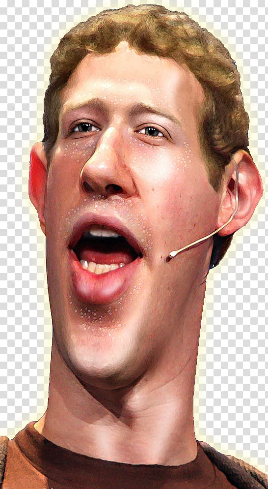 Cheek Chin Nose Forehead Mouth, Mark Zuckerberg transparent background PNG clipart