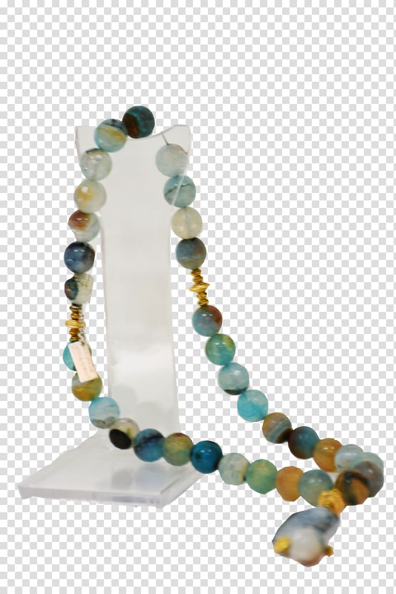 Turquoise Bead Necklace Bracelet Body Jewellery, necklace transparent background PNG clipart