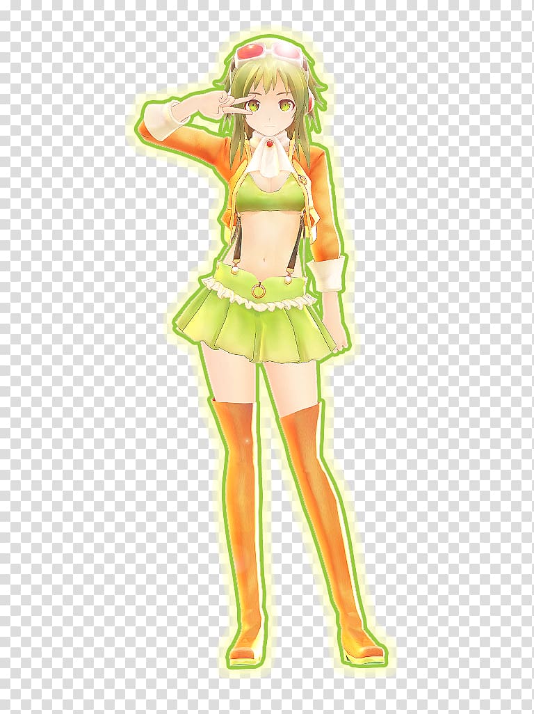 Megpoid MikuMikuDance Vocaloid 3 SeeU, shadow effect transparent background PNG clipart